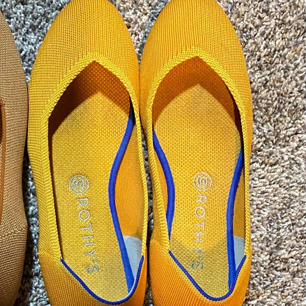 Rothy’s lemon drop flats